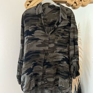 Sanctuary Camo Button Tunic